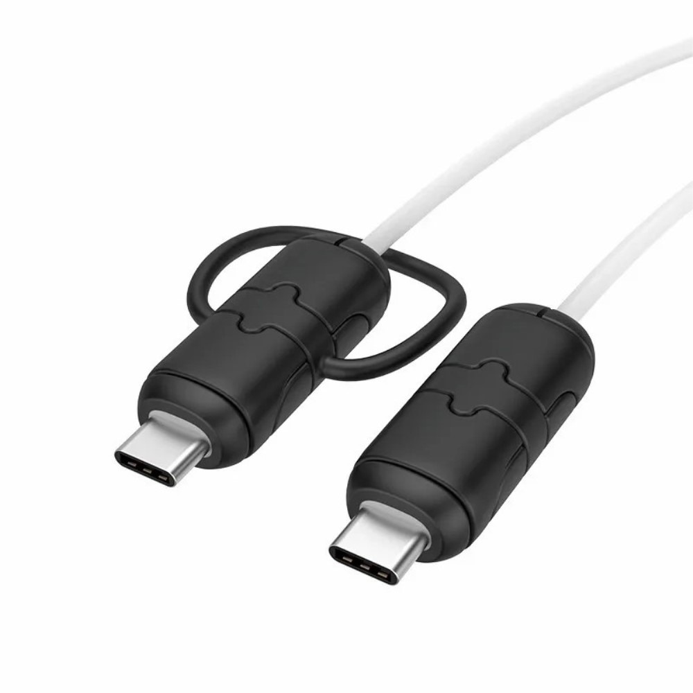Kabelschutz für USB-C auf USB-C-Kabel schwarz