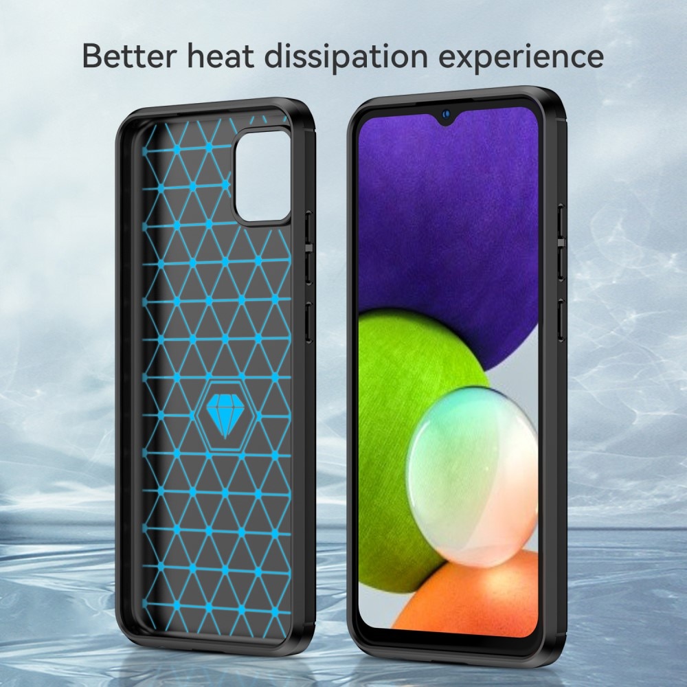 Brushed TPU Case Samsung Galaxy A03 Black