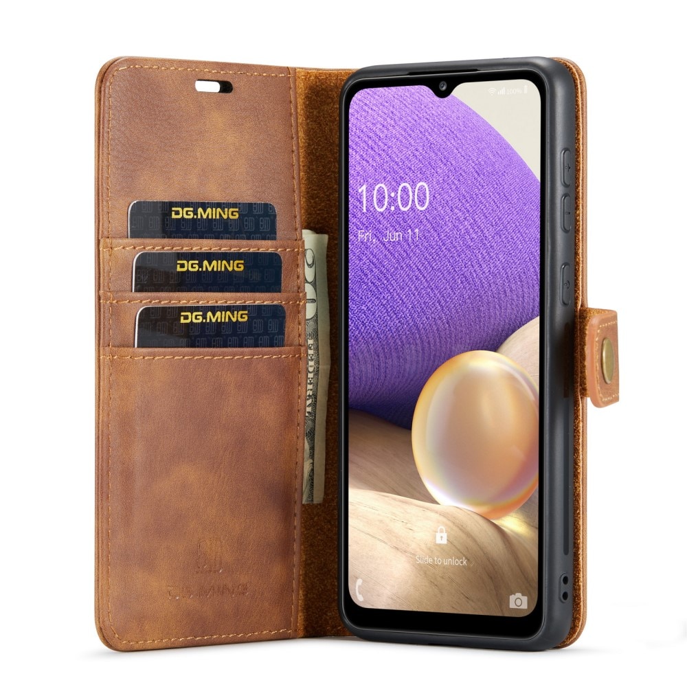 Handytasche Magnetische Samsung Galaxy A33 Cognac