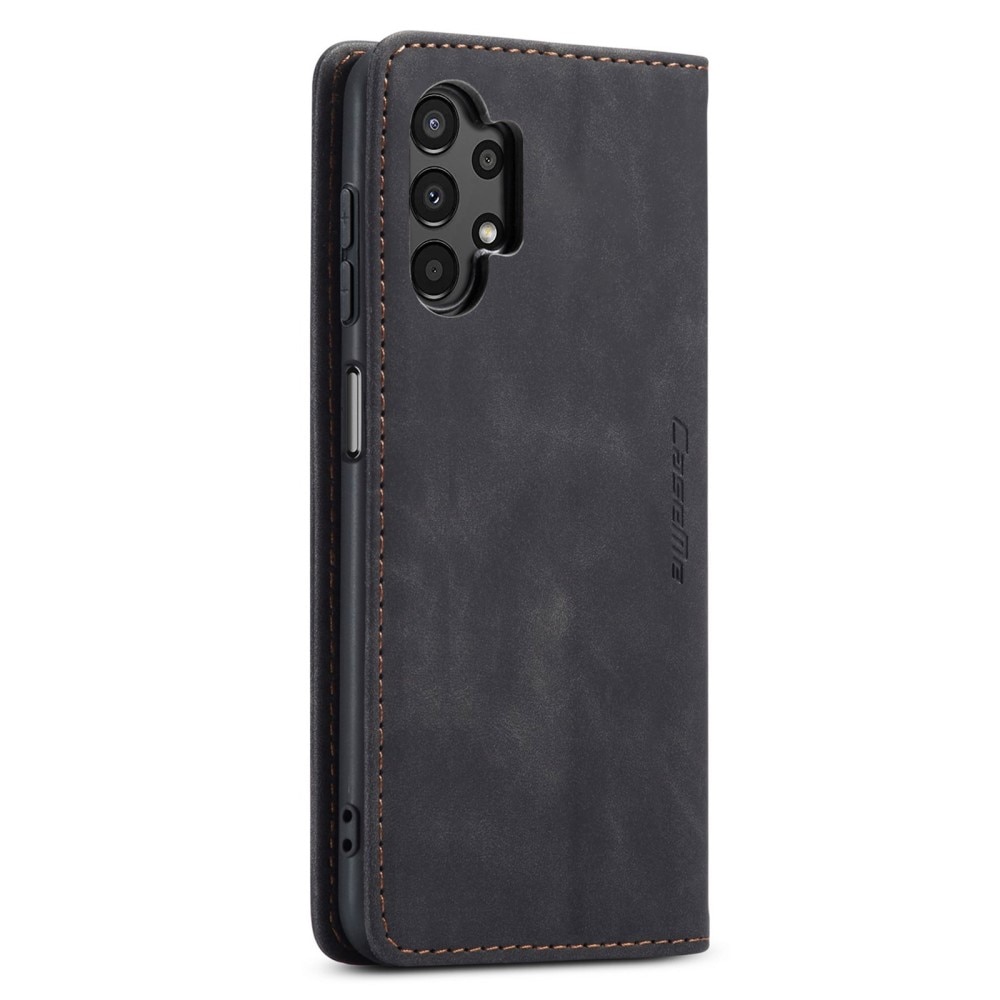 Slim Portemonnaie-Hülle Samsung Galaxy A13 Schwarz