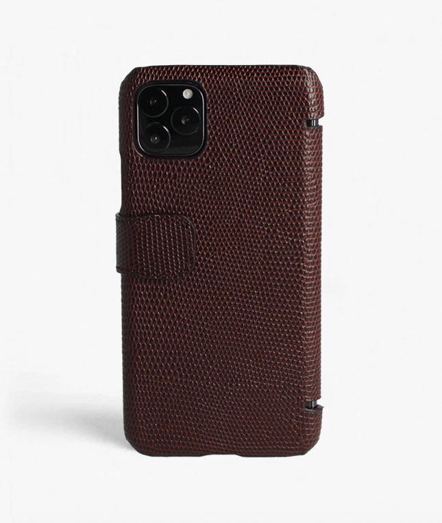 iPhone 11 Pro Max Handyhülle Lizard Brown