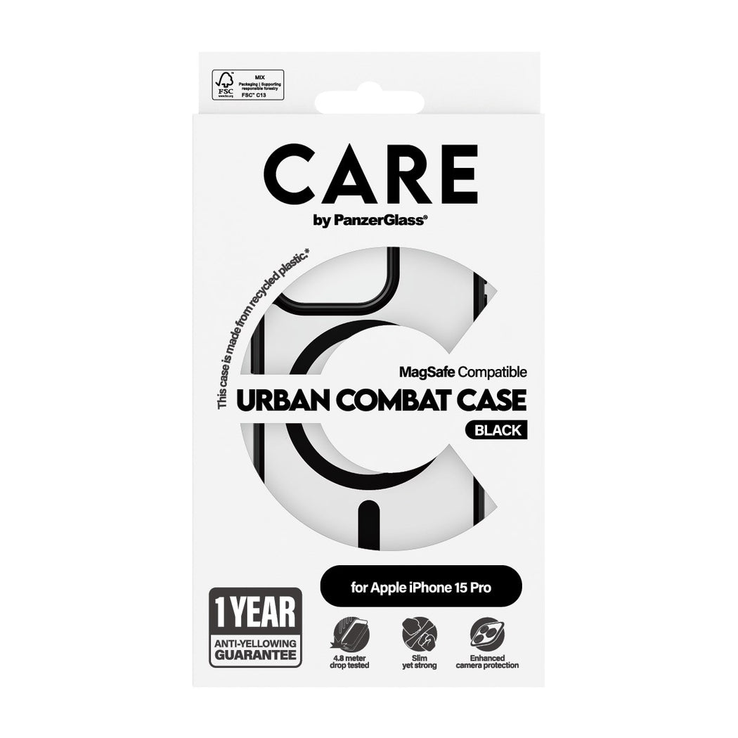 iPhone 15 Pro Urban Combat Case MagSafe schwarz