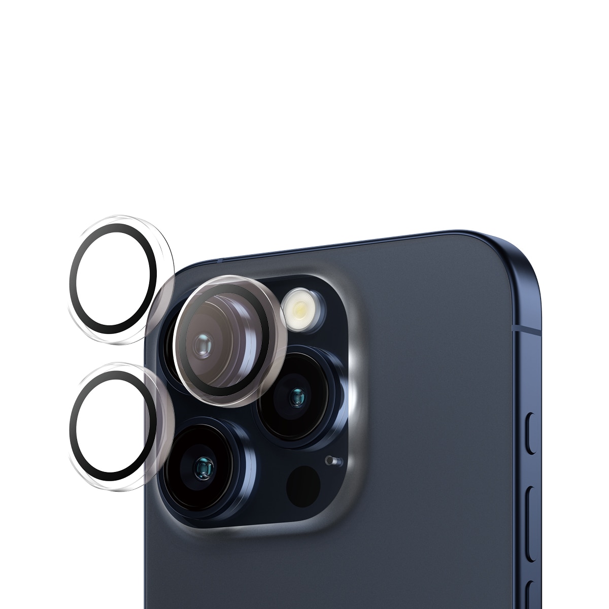 iPhone 15 Pro Hoops Camera Lens Protector Clear