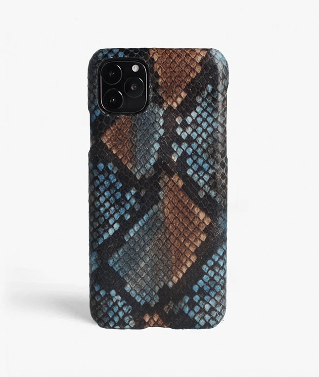 iPhone 11 Pro Max Hülle Python Multicolor Sunset Blue