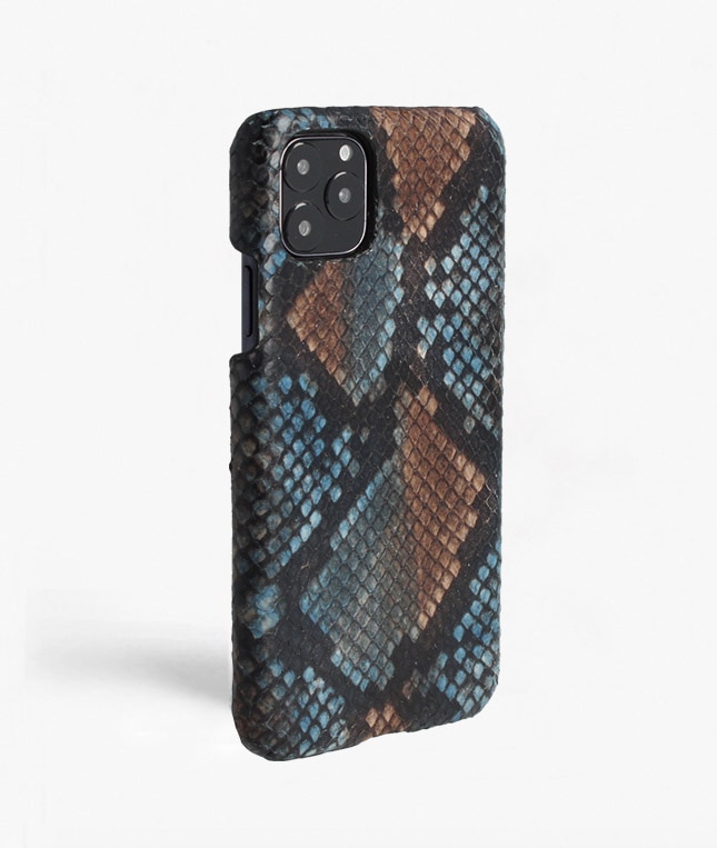 iPhone 11 Pro Max Hülle Python Multicolor Sunset Blue