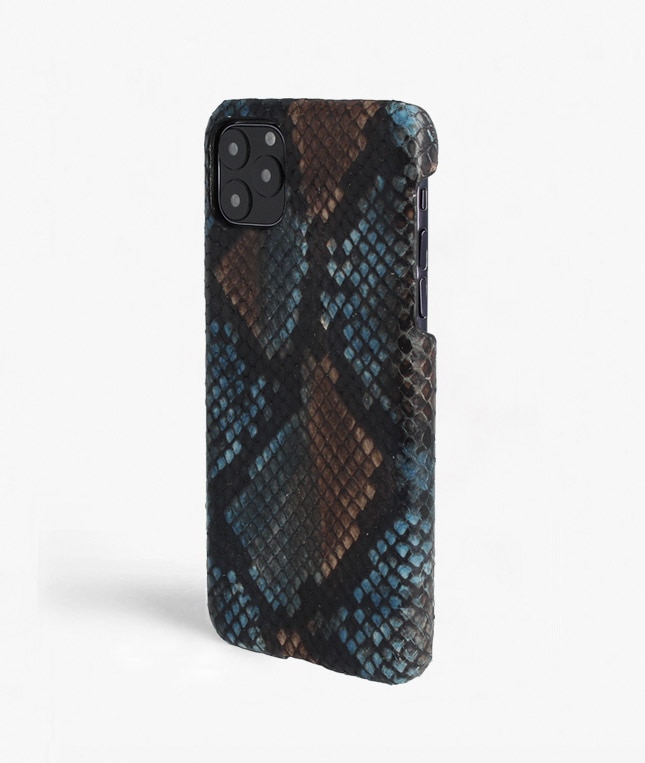 iPhone 11 Pro Max Hülle Python Multicolor Sunset Blue