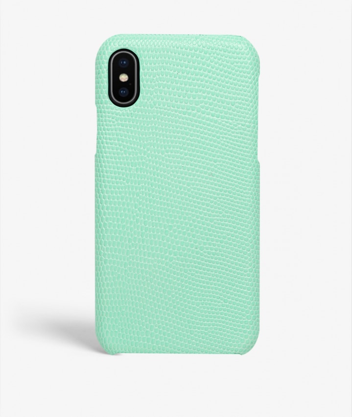 iPhone X/XS Hülle Lizard Menta