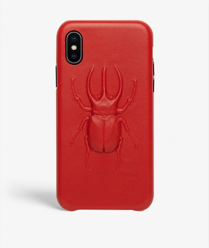 iPhone X/XS Hülle Beetle Calf Red