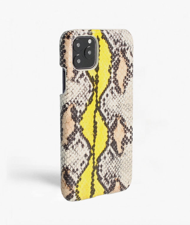 iPhone 11 Pro Max Hülle Snake Yellow/Beige