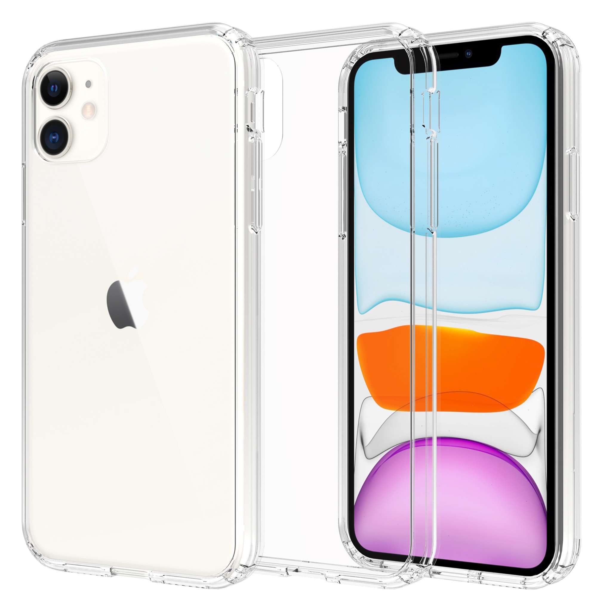 iPhone 11 Hybrid-Hülle durchsichtig