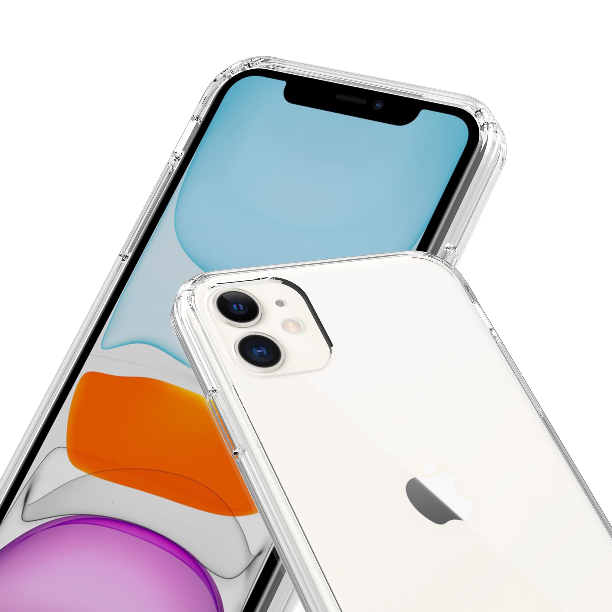 iPhone 11 Hybrid-Hülle durchsichtig