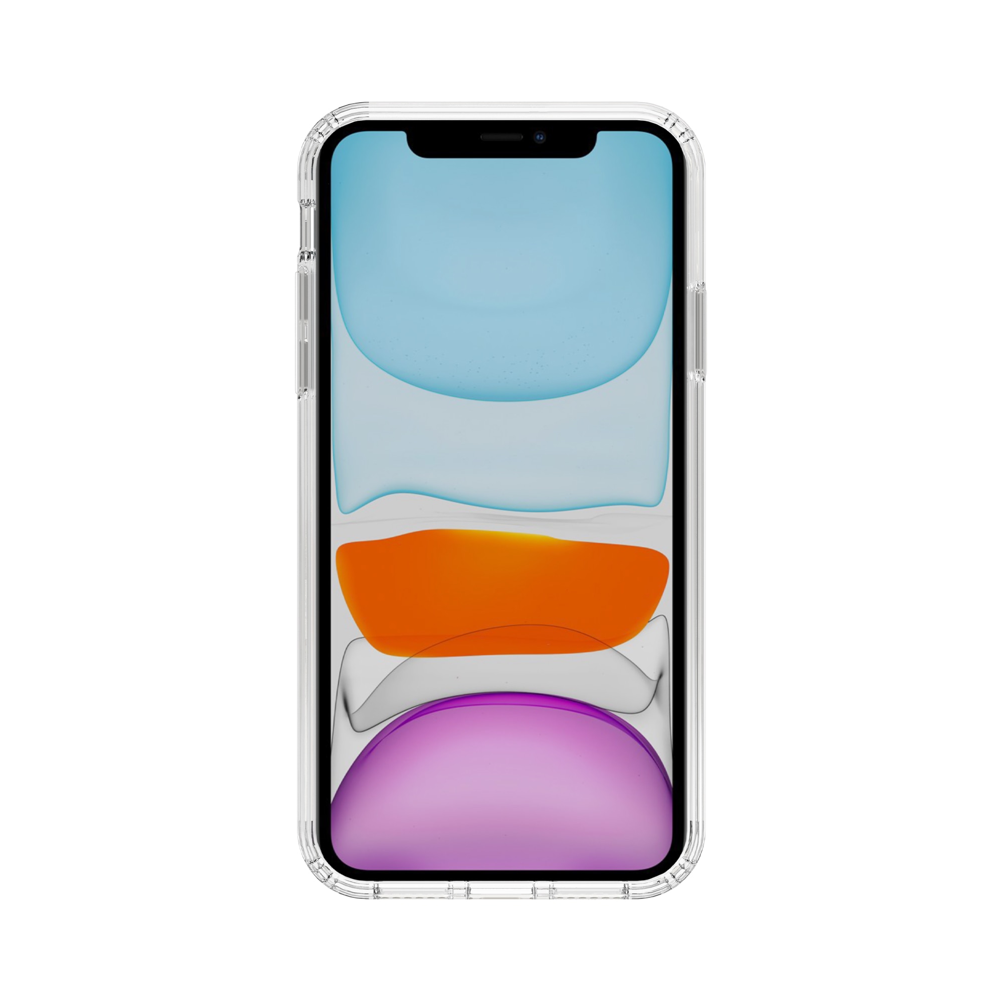 iPhone 11 Hybrid-Hülle durchsichtig