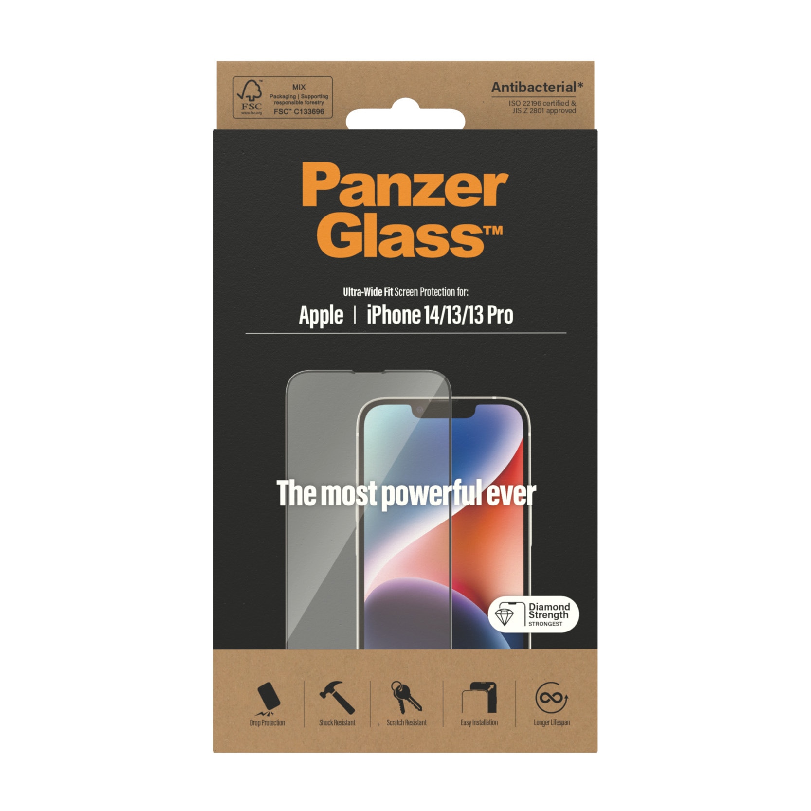 iPhone 13 Pro Screen Protector Ultra Wide Fit