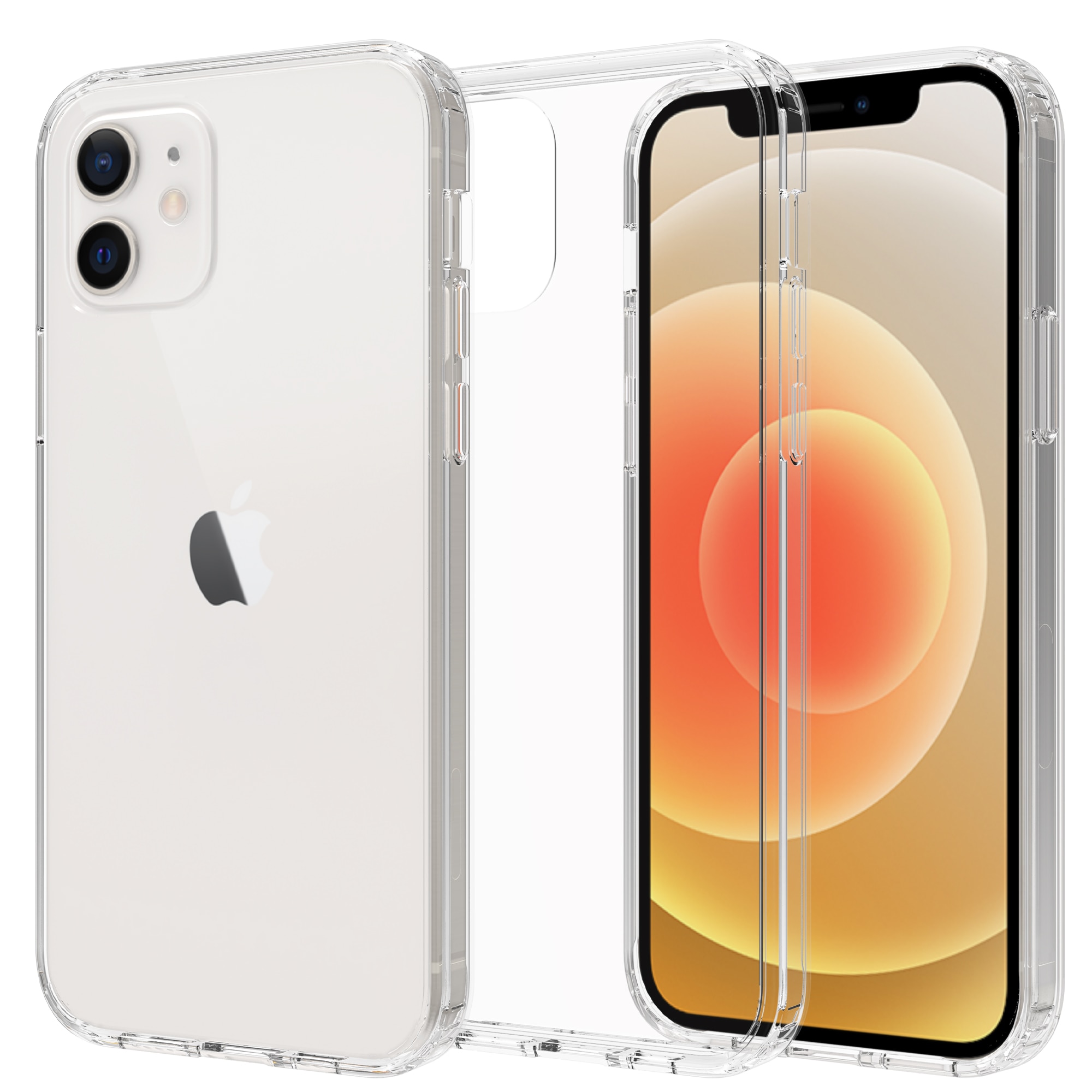 iPhone 12/iPhone 12 Pro Hybrid-Hülle durchsichtig