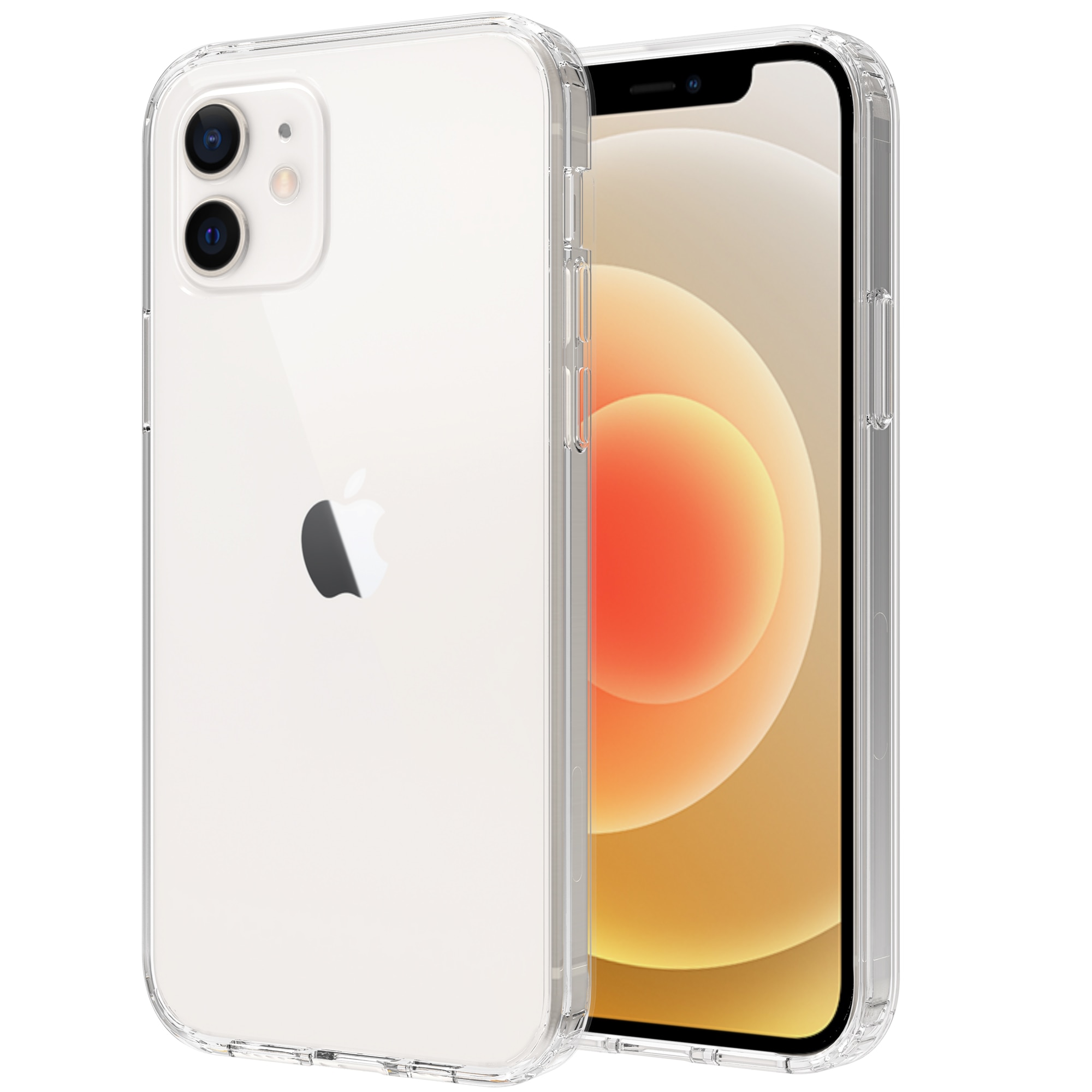 iPhone 12/iPhone 12 Pro Hybrid-Hülle durchsichtig