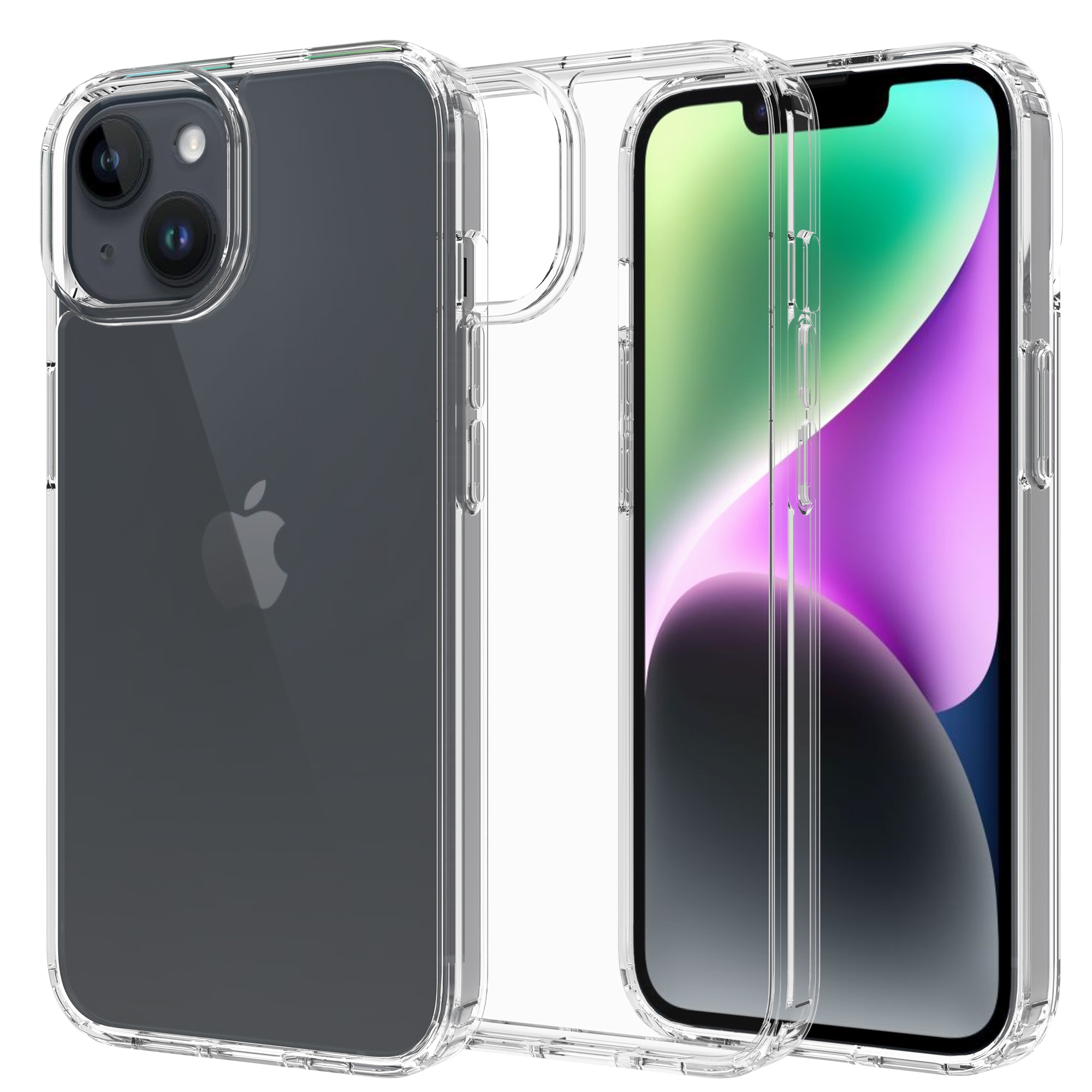 iPhone 14 Hybrid-Hülle durchsichtig