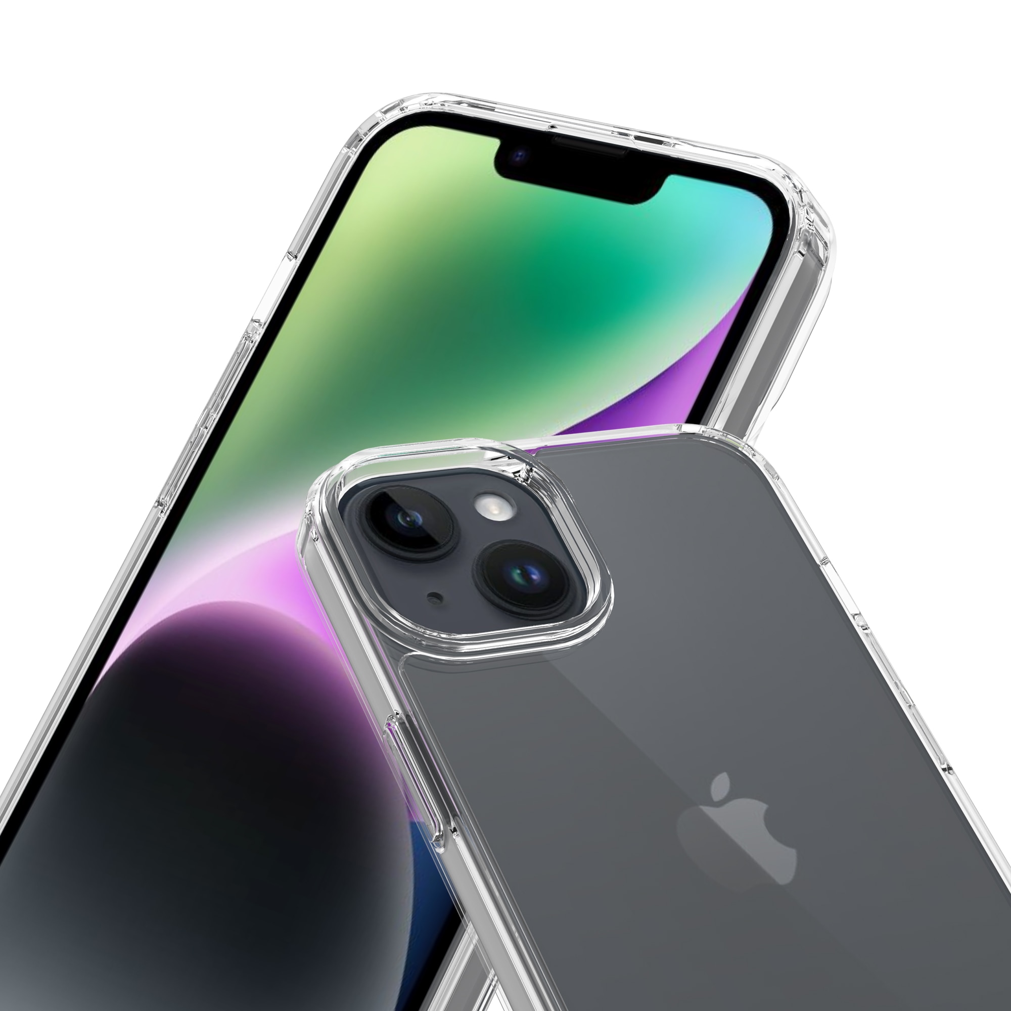 iPhone 14 Hybrid-Hülle durchsichtig