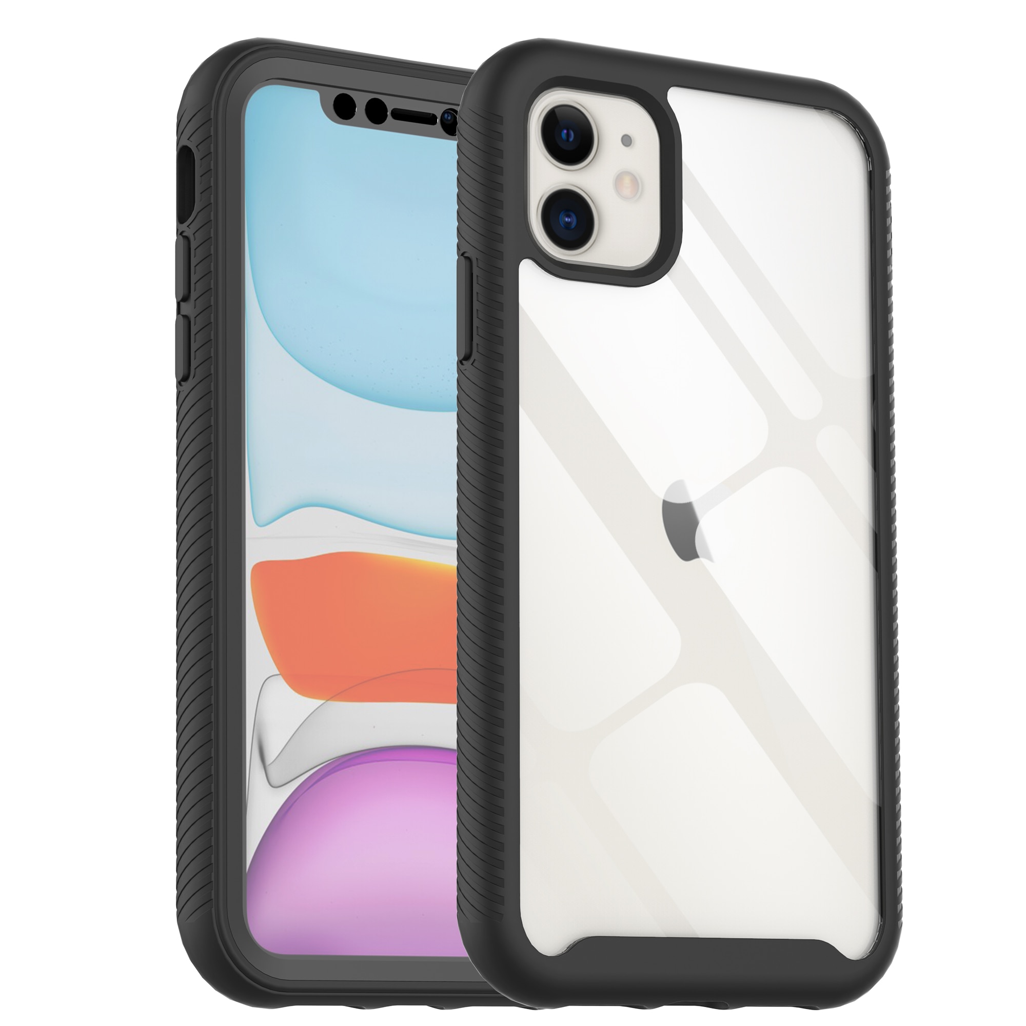 iPhone 11 Full Protection Case Schwarz