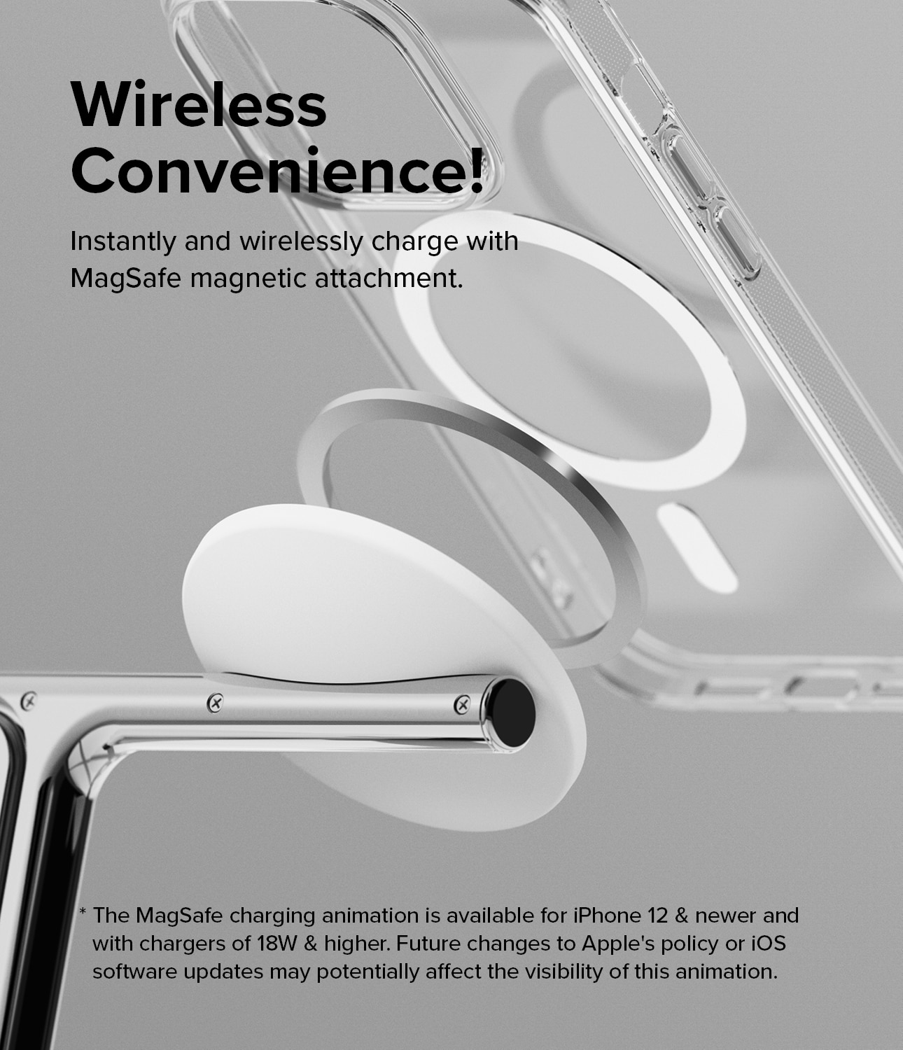 3-in-1 Wireless Charger Stand weiß