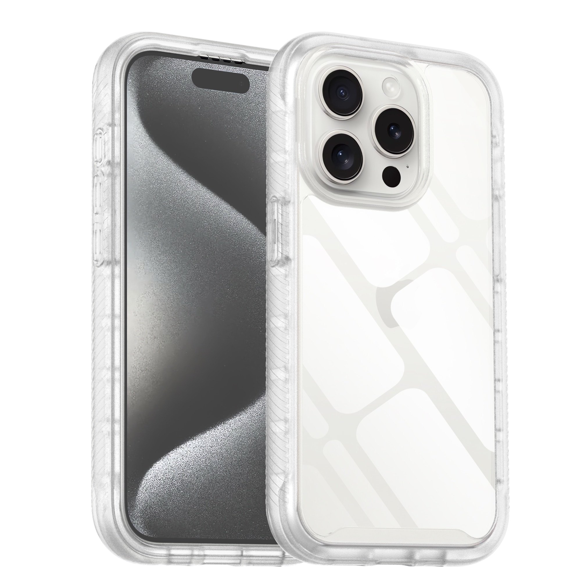 iPhone 15 Pro Full Protection Case durchsichtig