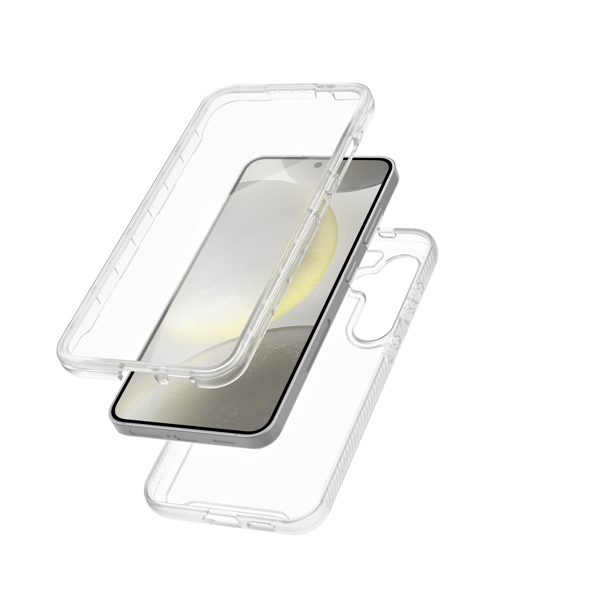 Samsung Galaxy S25 Full Protection Case Transparent