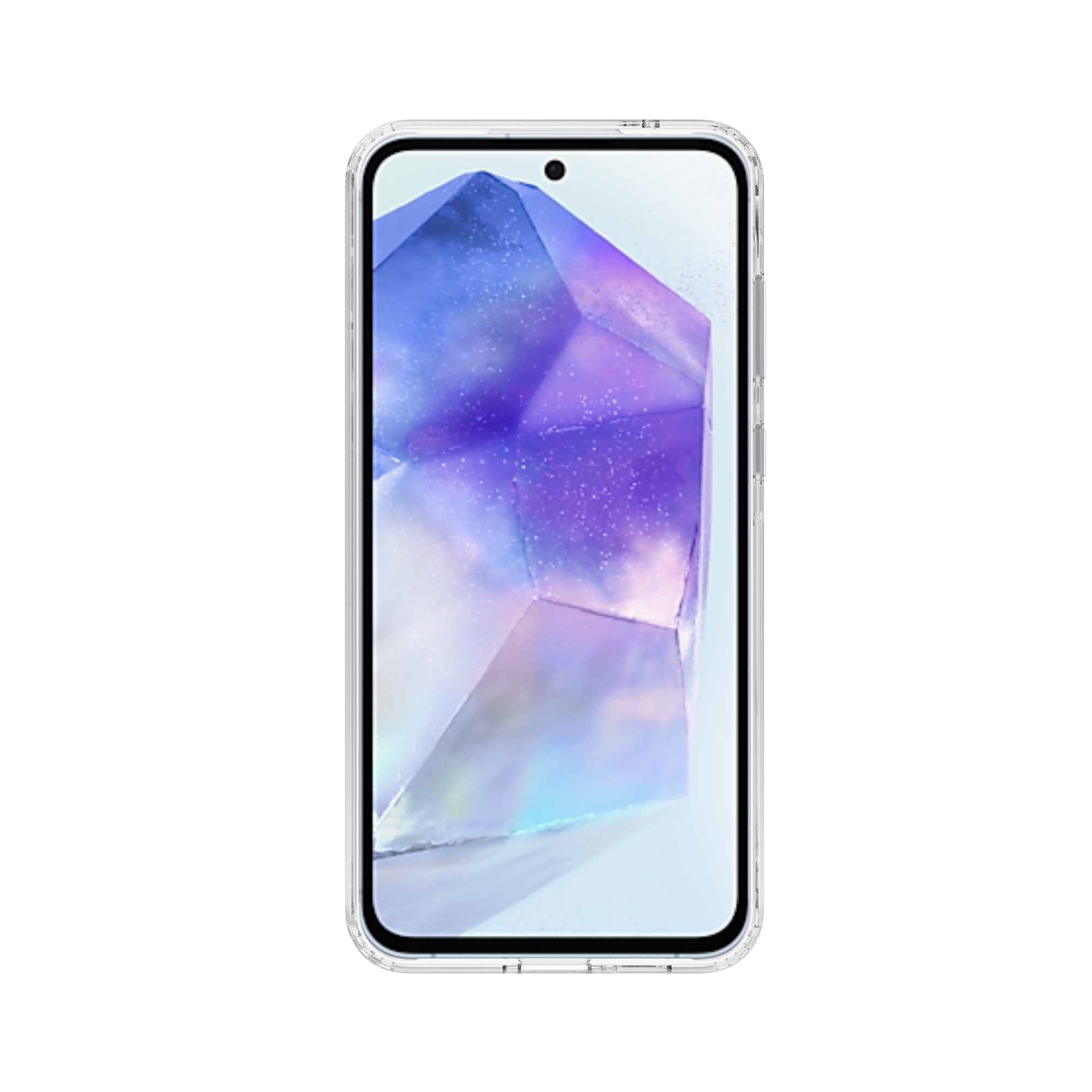 Samsung Galaxy A55 Hybrid-Hülle durchsichtig