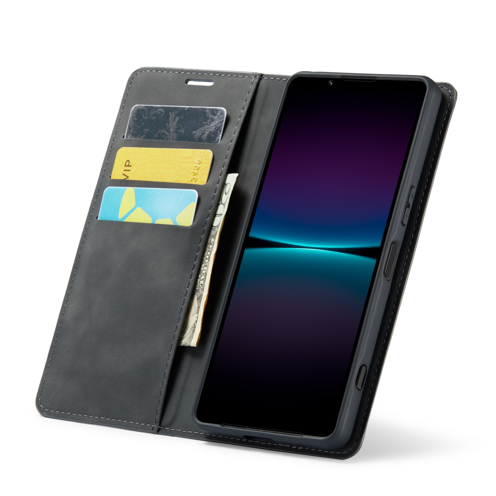 Sony Xperia 1 VI Slim Handytasche schwarz