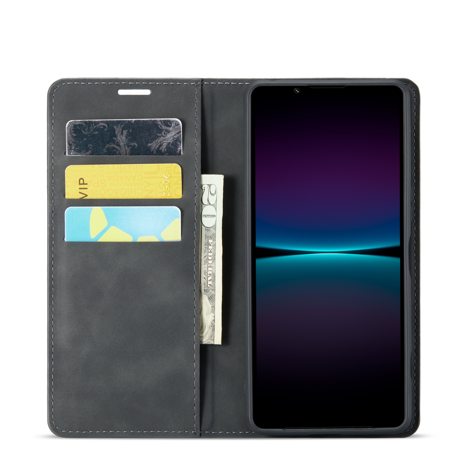 Sony Xperia 1 VI Slim Handytasche schwarz