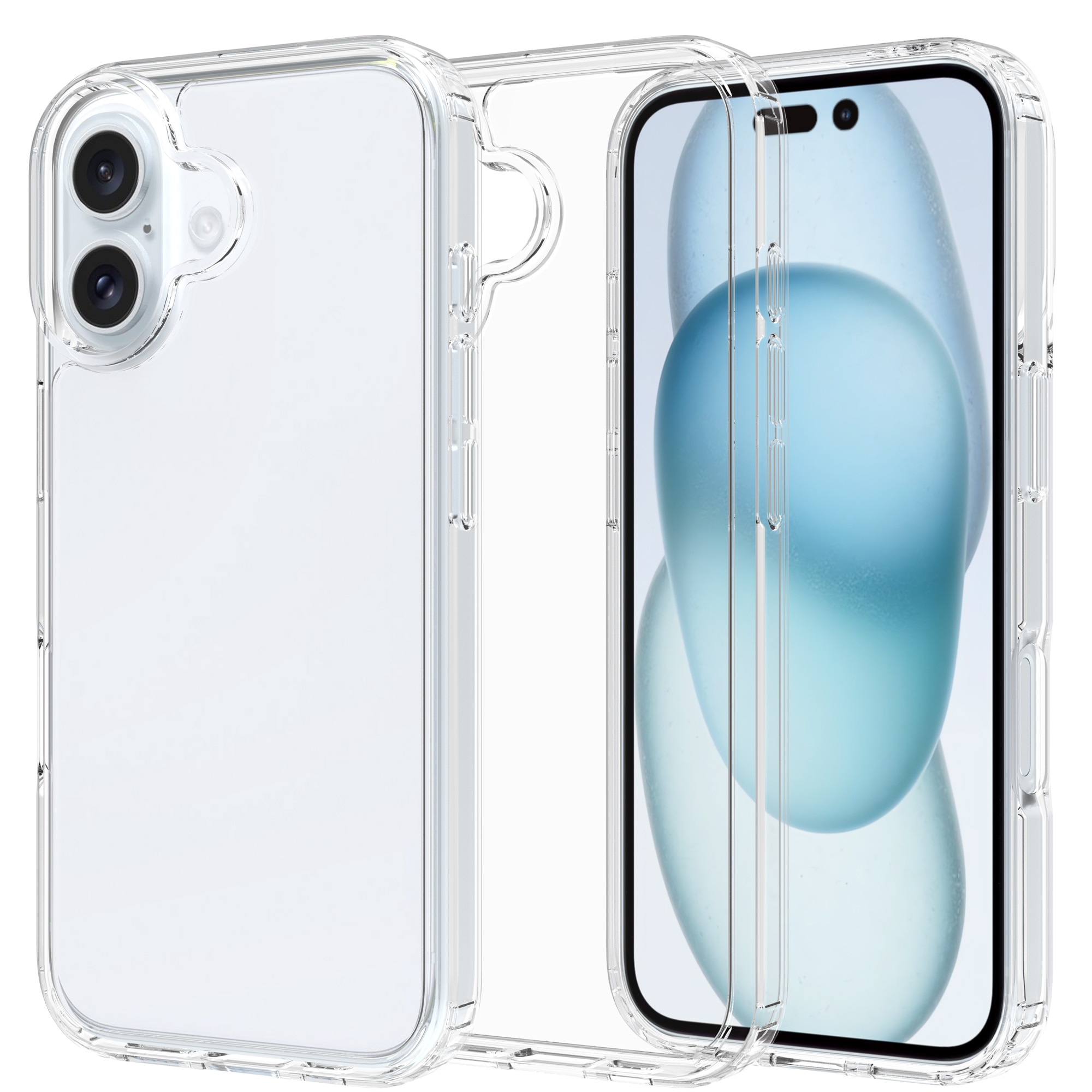 iPhone 16 Plus Kit mit Hülle und Displayschutz-Panzerglas