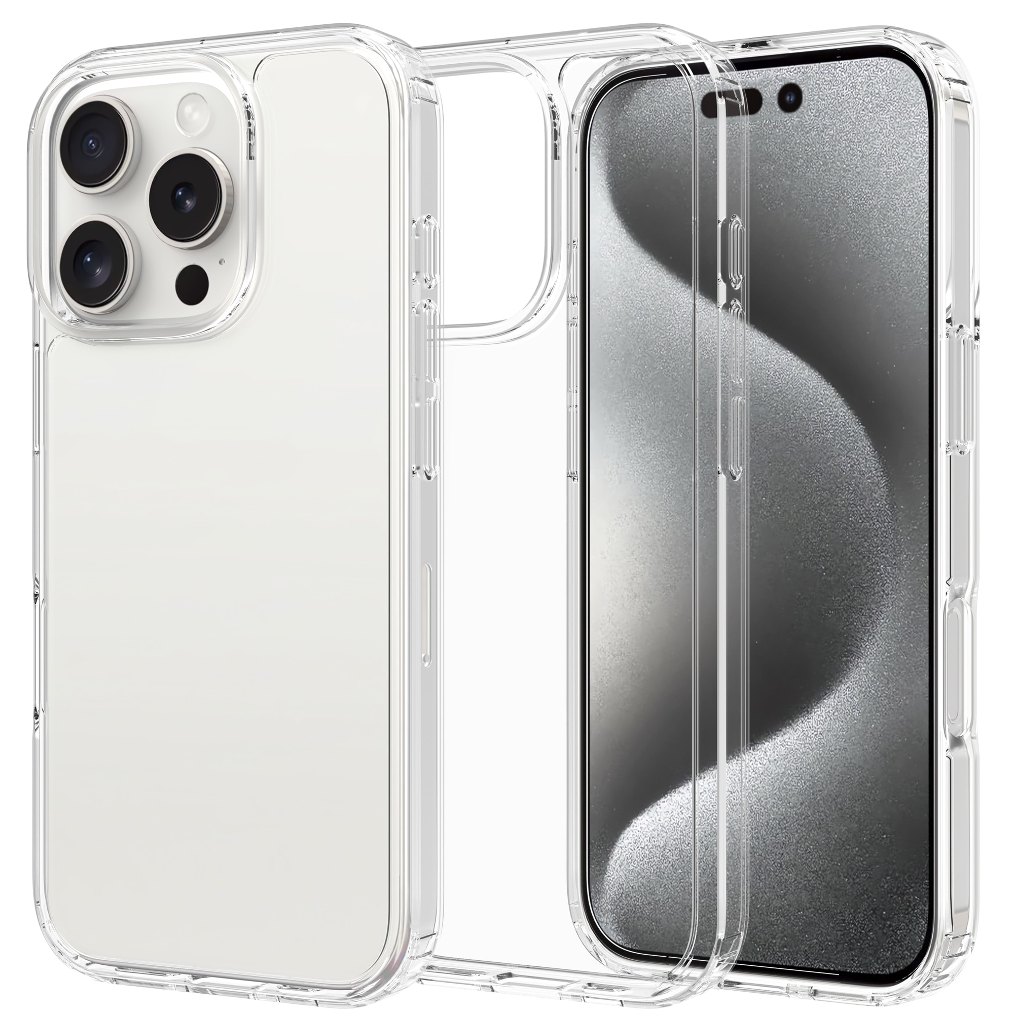 iPhone 16 Pro Kit mit Hülle und Displayschutz-Panzerglas