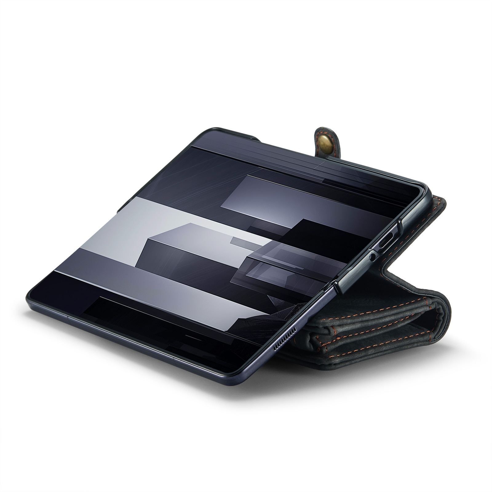 Multi-slot Portemonnaie-Hülle Samsung Galaxy Z Fold 6 grau