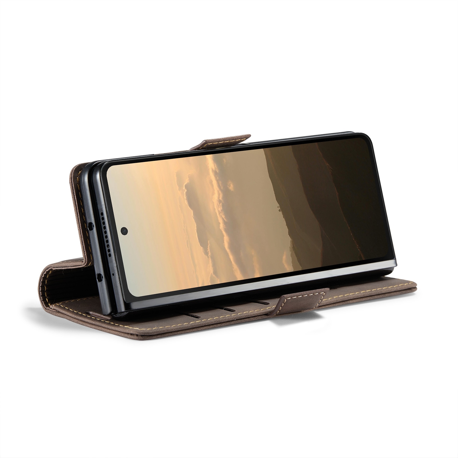 Slim Portemonnaie-Hülle Samsung Galaxy Z Fold 6 braun