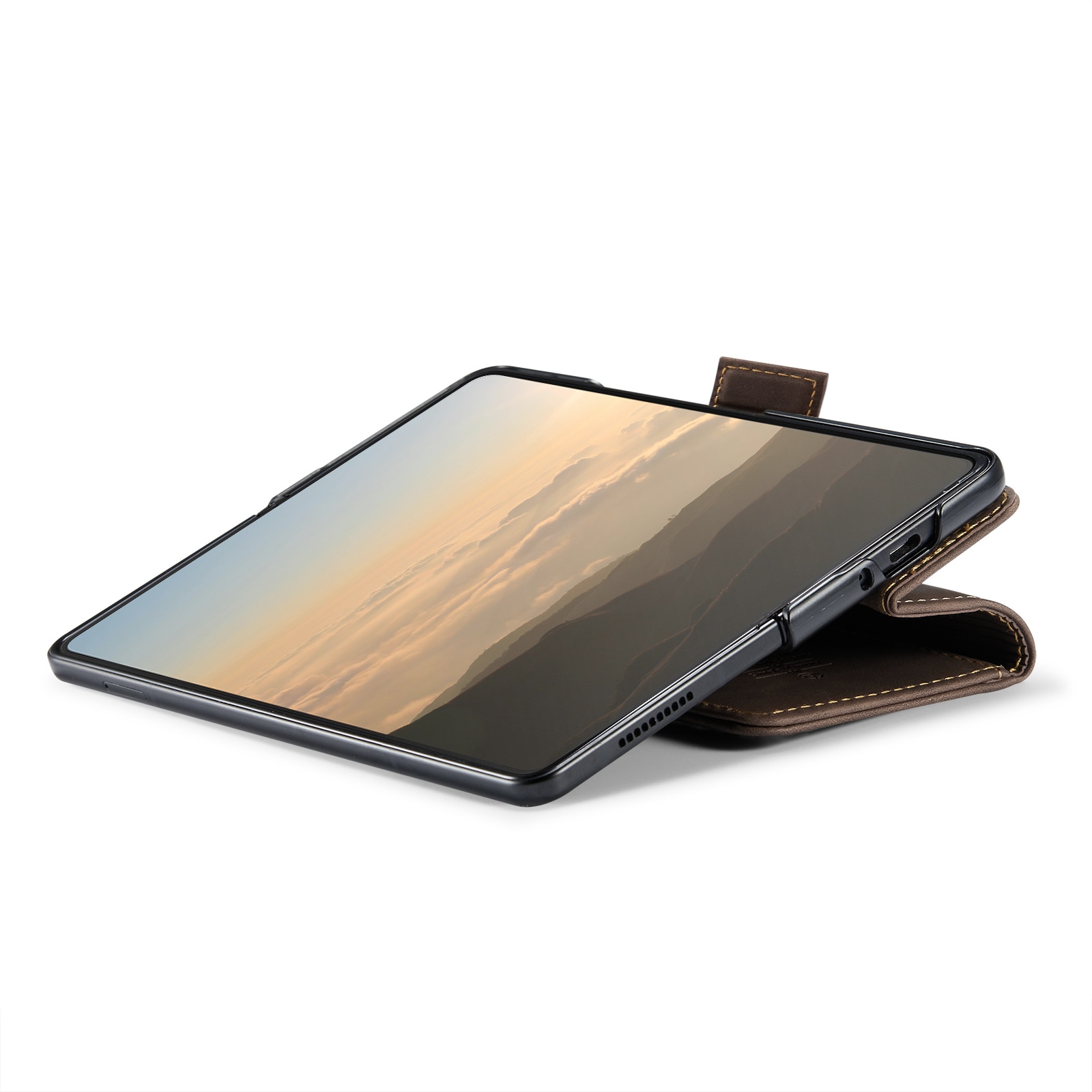 Slim Portemonnaie-Hülle Samsung Galaxy Z Fold 6 braun