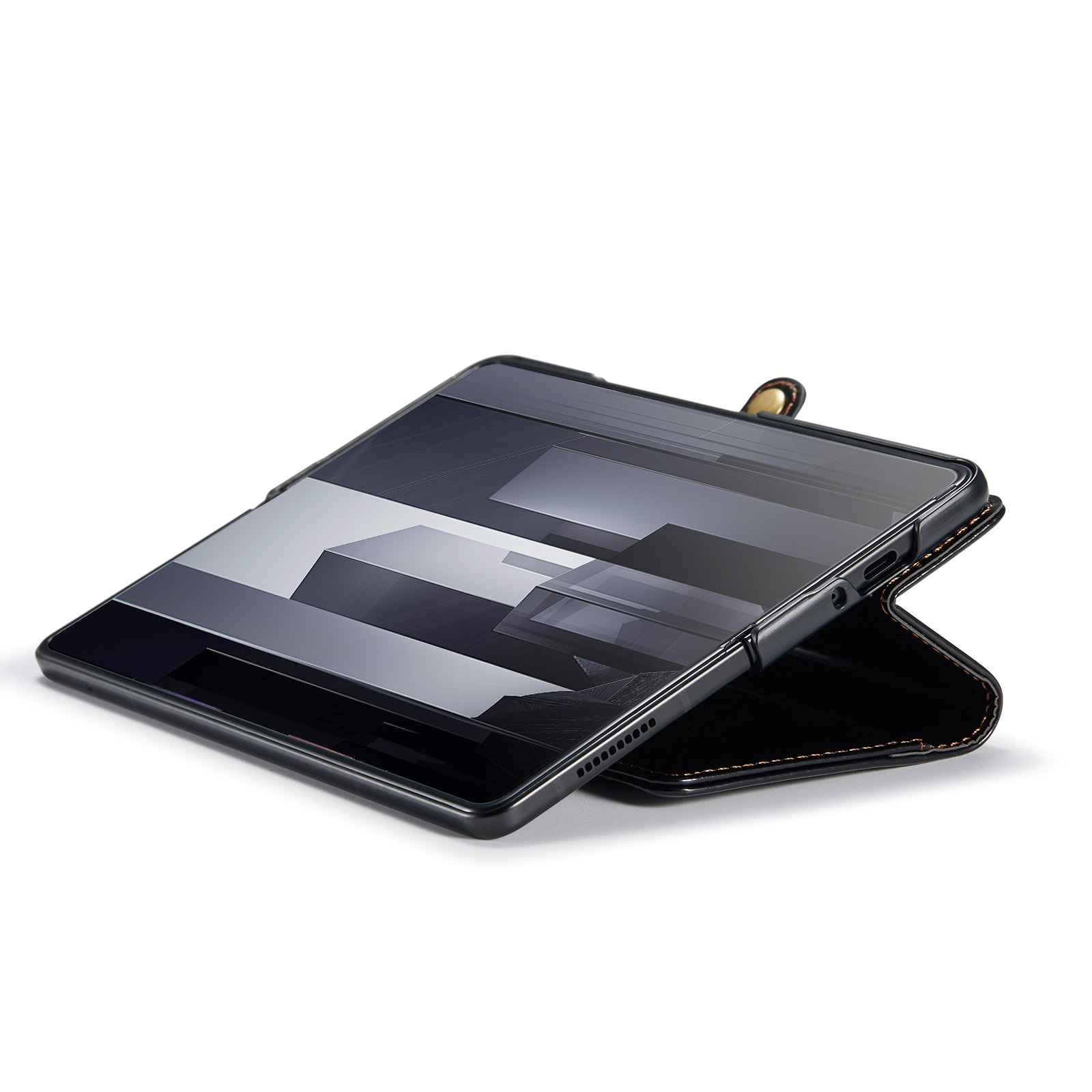 Lederhülle Samsung Galaxy Z Fold 6 schwarz