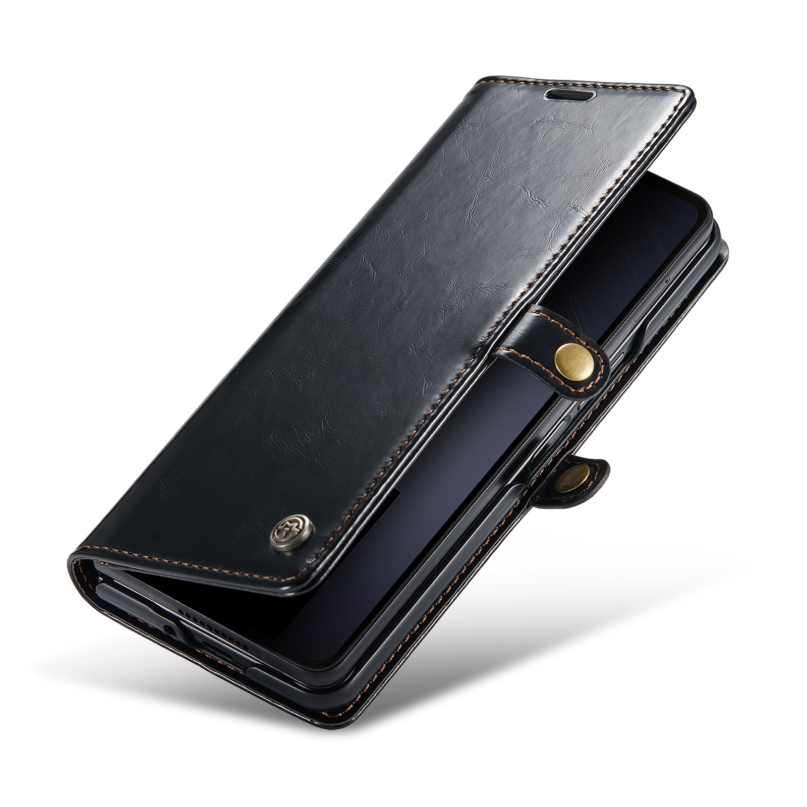 Lederhülle Samsung Galaxy Z Fold 6 schwarz