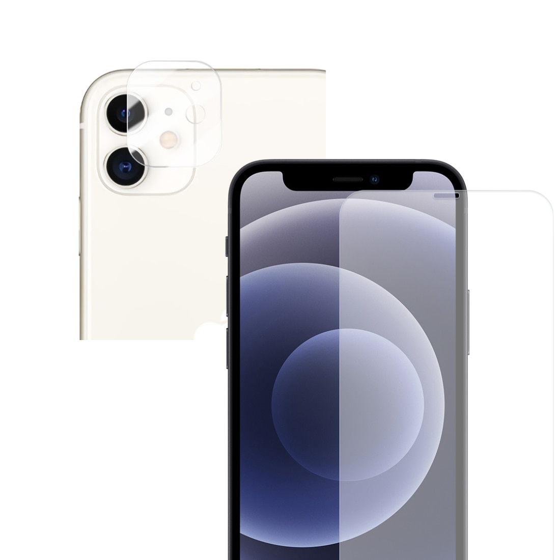 iPhone 11 Kameraschutz und Displayschutz aus Panzerglas