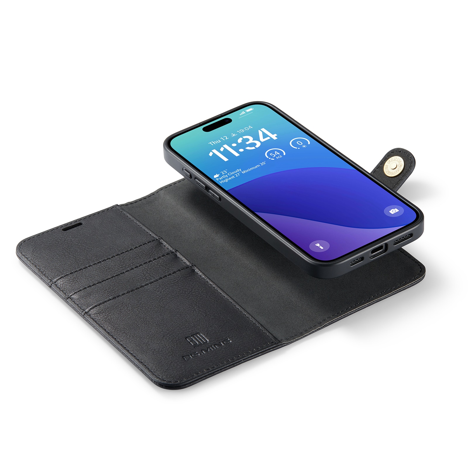 Handytasche Magnetische iPhone 16 Pro Max Black