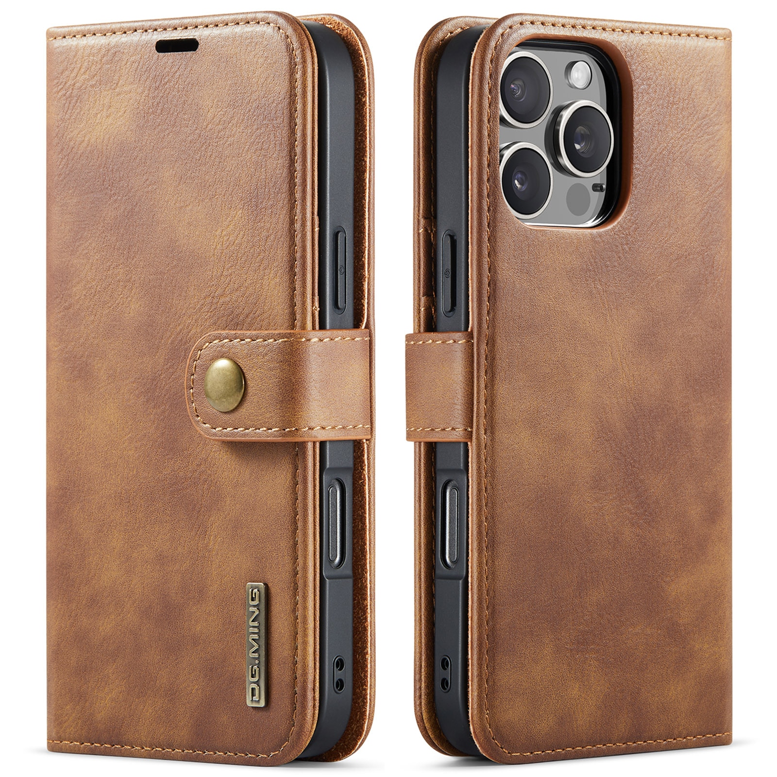 Handytasche Magnetische iPhone 16 Pro Max Cognac