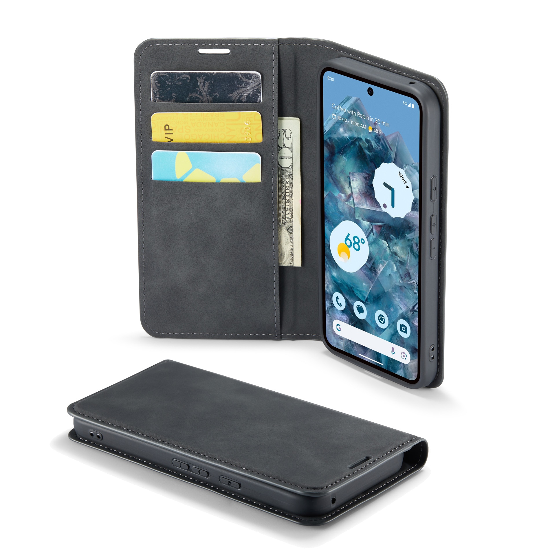 Google Pixel 9 Pro Slim Handytasche schwarz