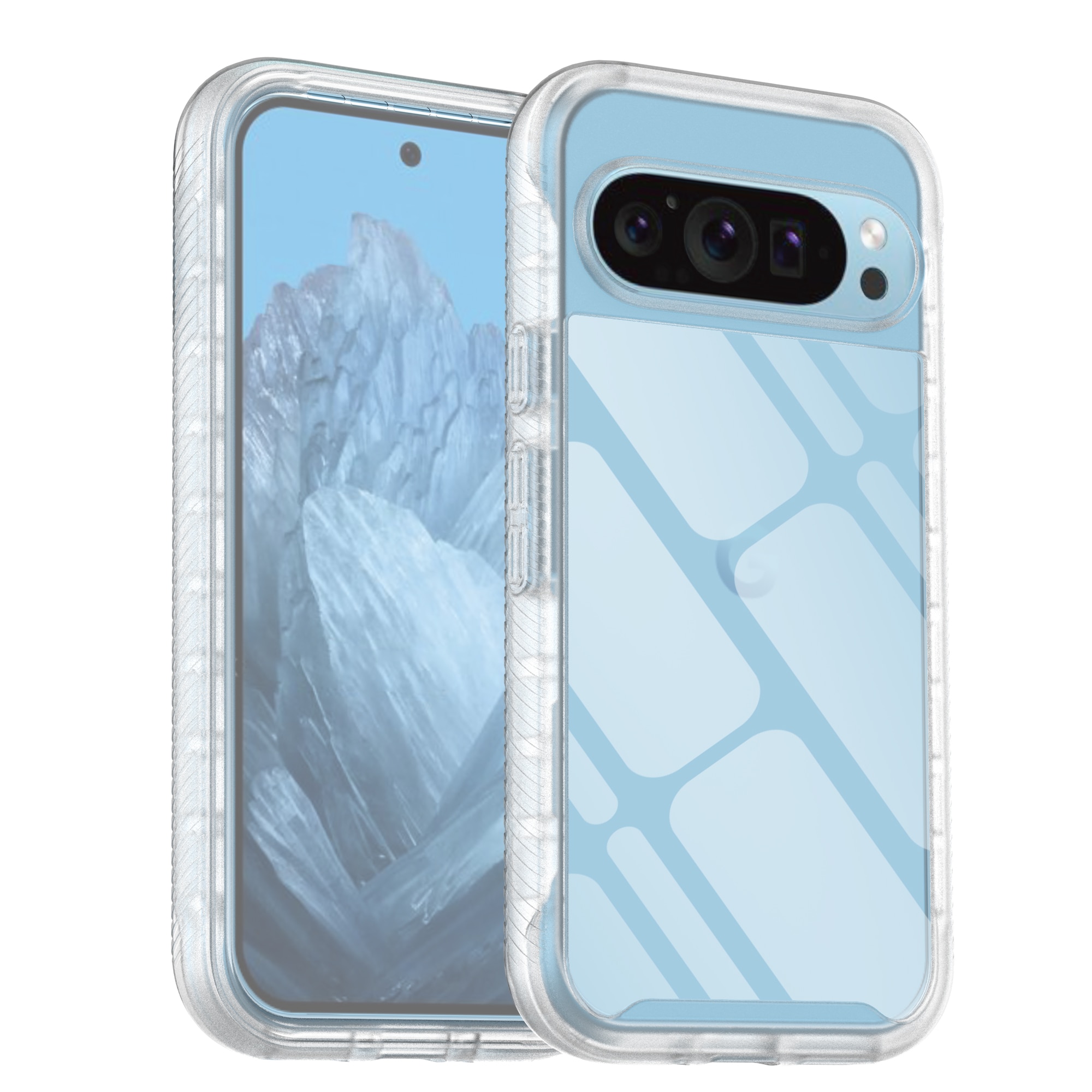 Google Pixel 9 Pro Full Protection Case durchsichtig