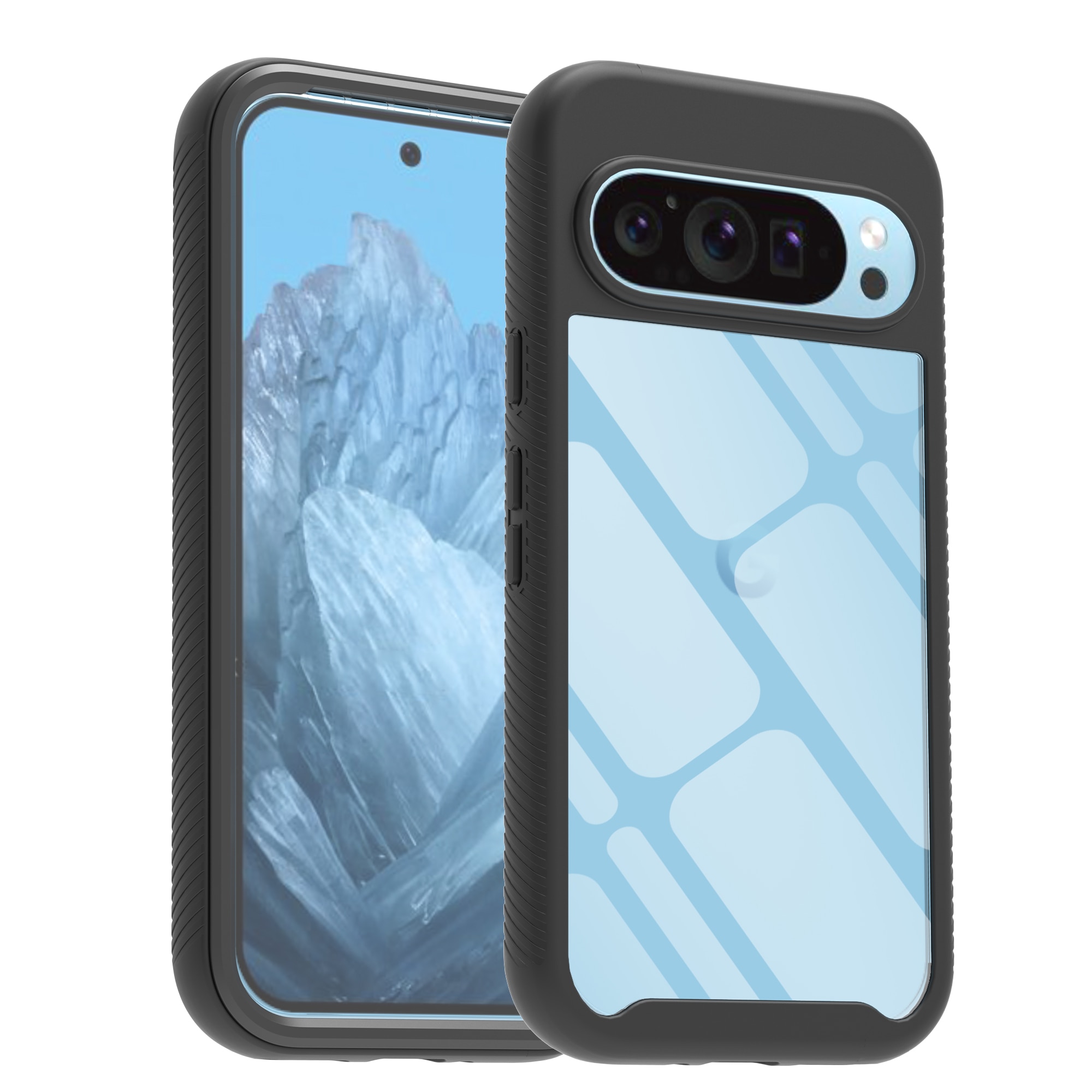 Google Pixel 9 Full Protection Case schwarz