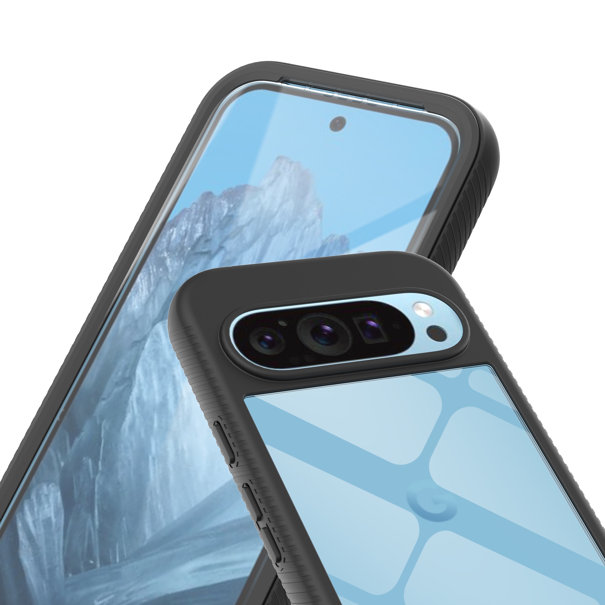 Google Pixel 9 Pro Full Protection Case schwarz