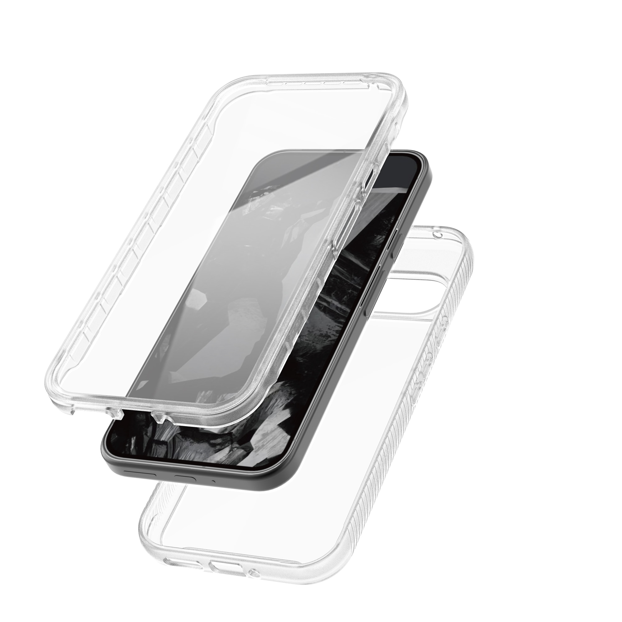 Google Pixel 9 Pro XL Full Protection Case durchsichtig