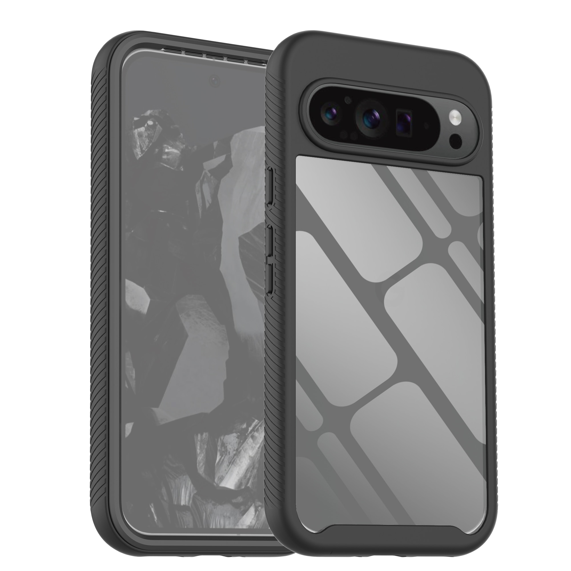 Google Pixel 9 Pro XL Full Protection Case schwarz