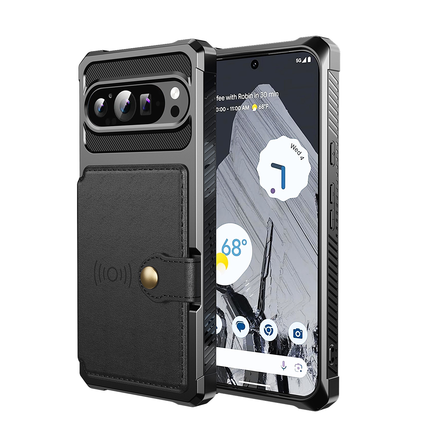 Google Pixel 9 Pro XL Tough Multi-slot Case schwarz