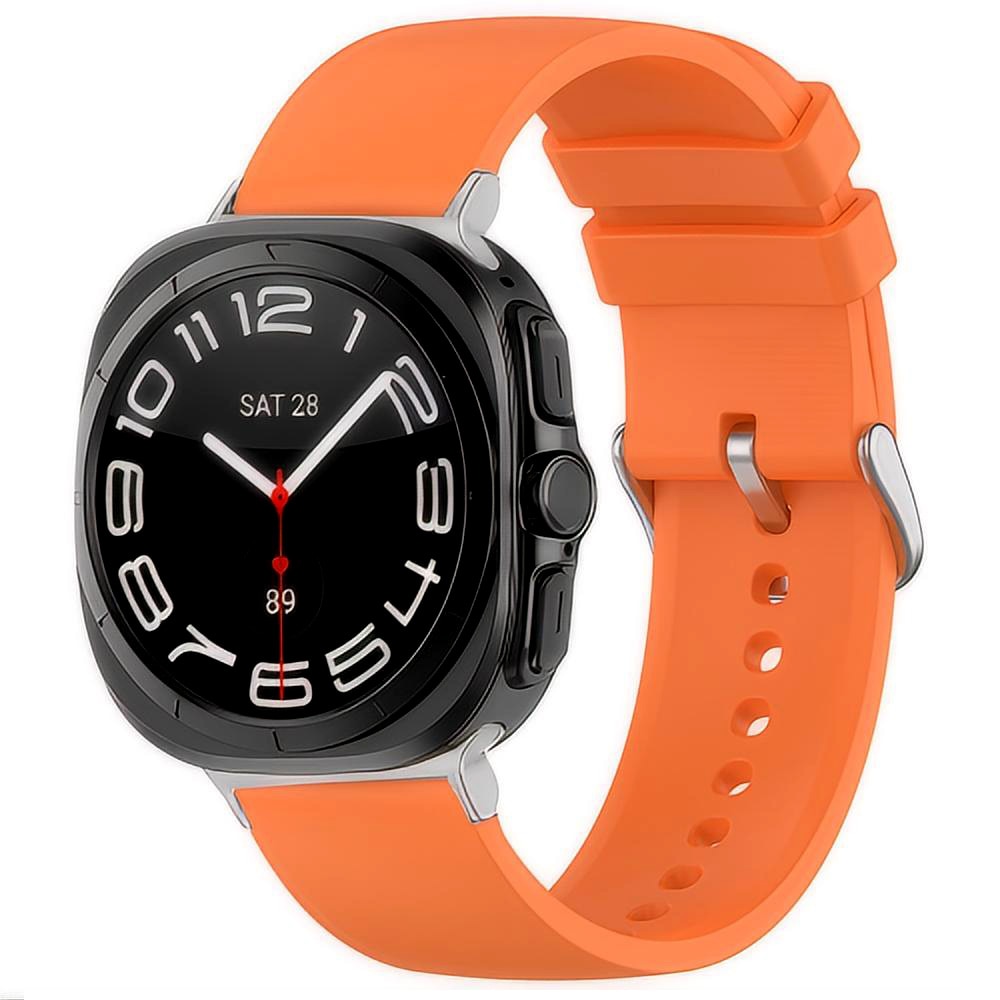 Samsung Galaxy Watch Ultra 47mm Armband aus Silikon, orange