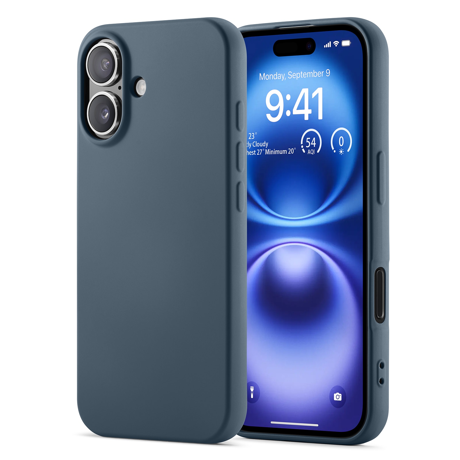 iPhone 16 Pro Max Stoßfeste TPU-hülle Grau