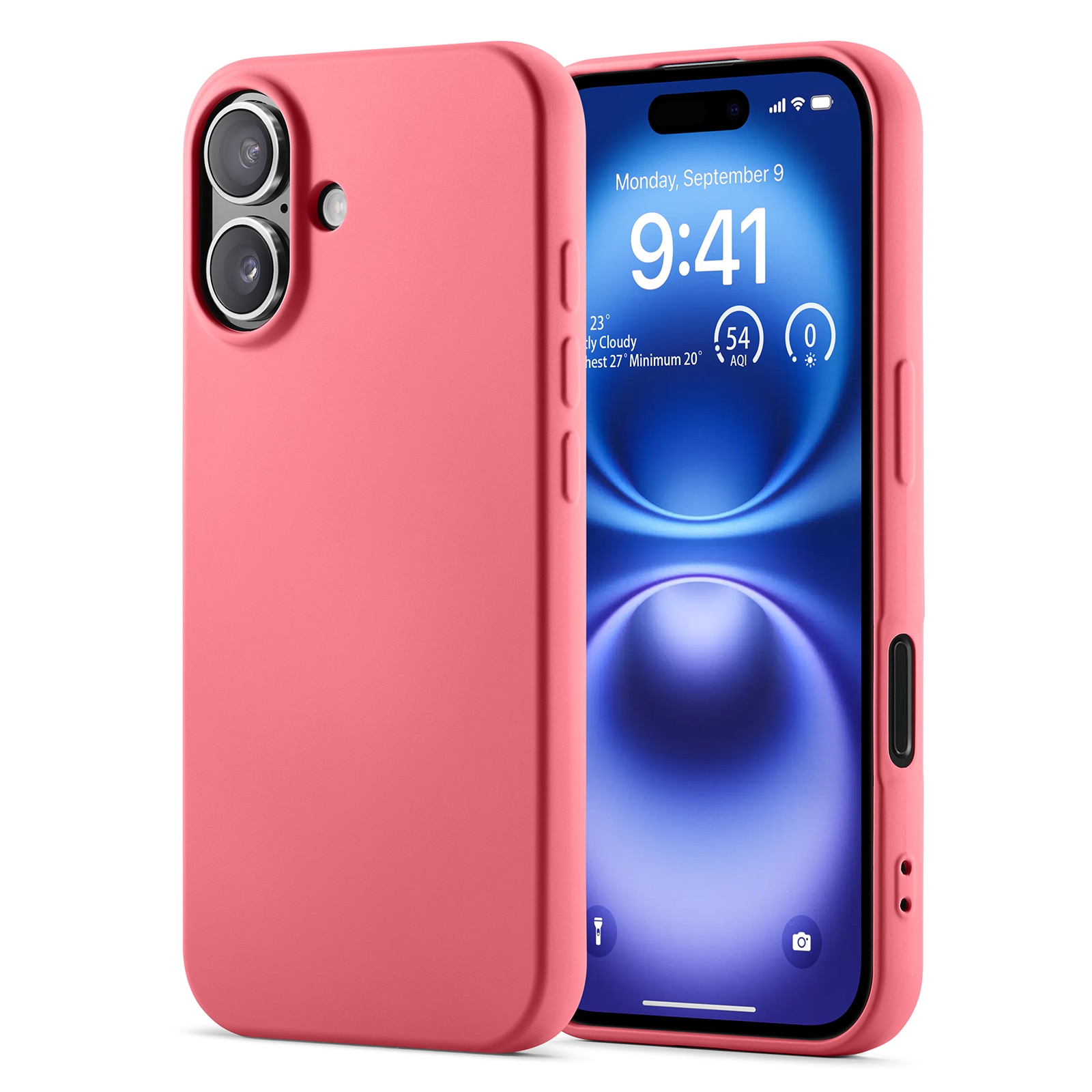 iPhone 16 TPU-hülle Cerise