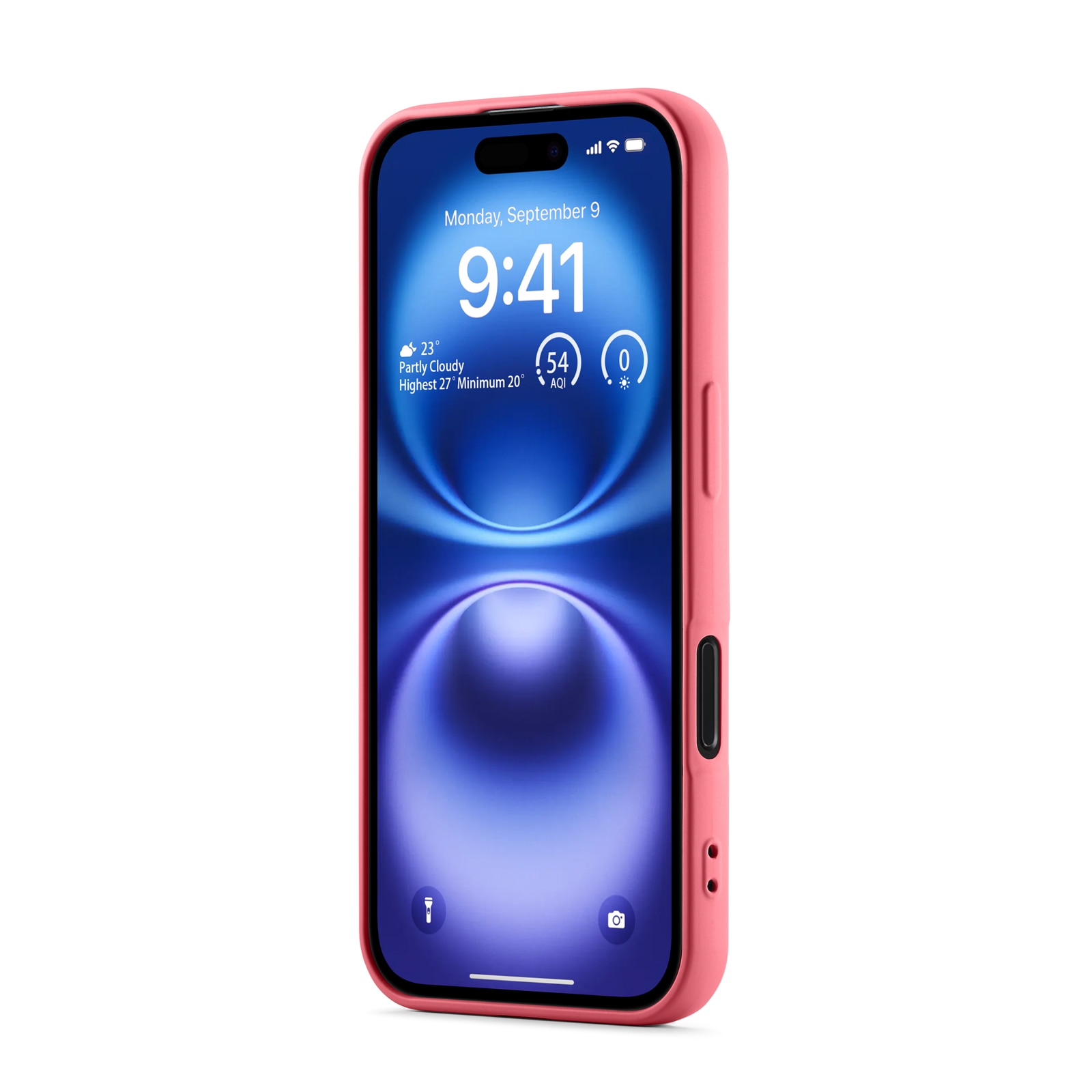 iPhone 16 Stoßfeste TPU-hülle Cerise