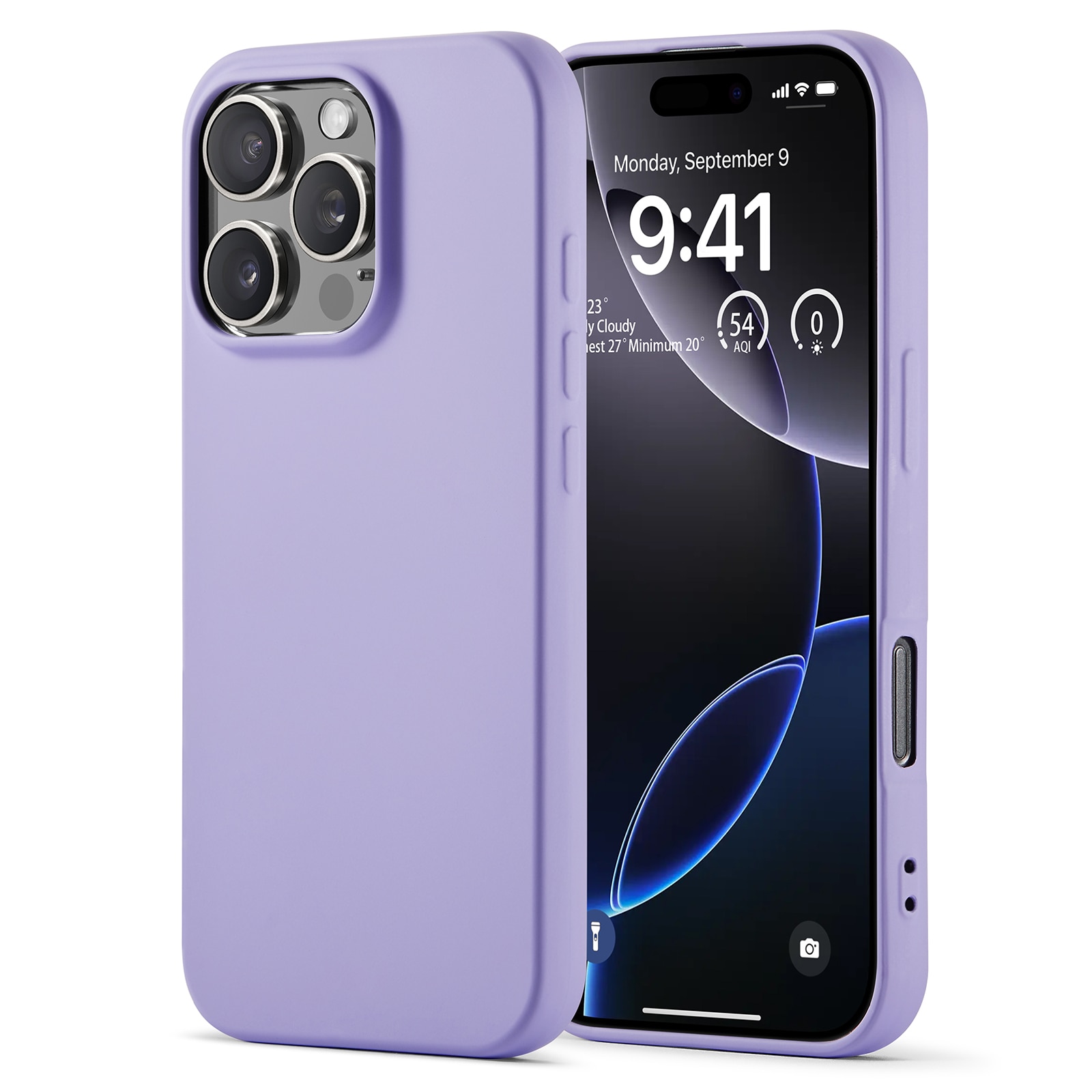 iPhone 16 Pro Max Stoßfeste TPU-hülle Lila